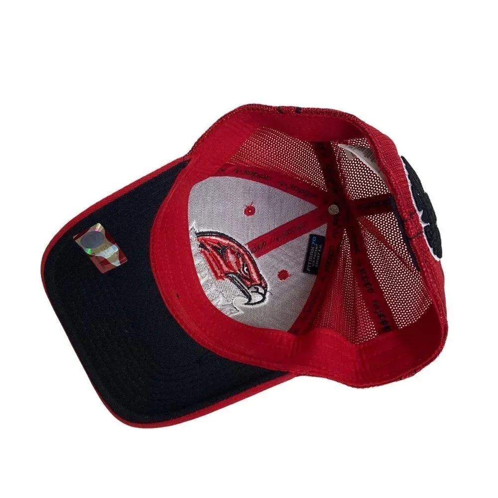 Adidas Fitmax 70 Hat Miami Redhawks Miami University Ohio Small Medium Mesh Back